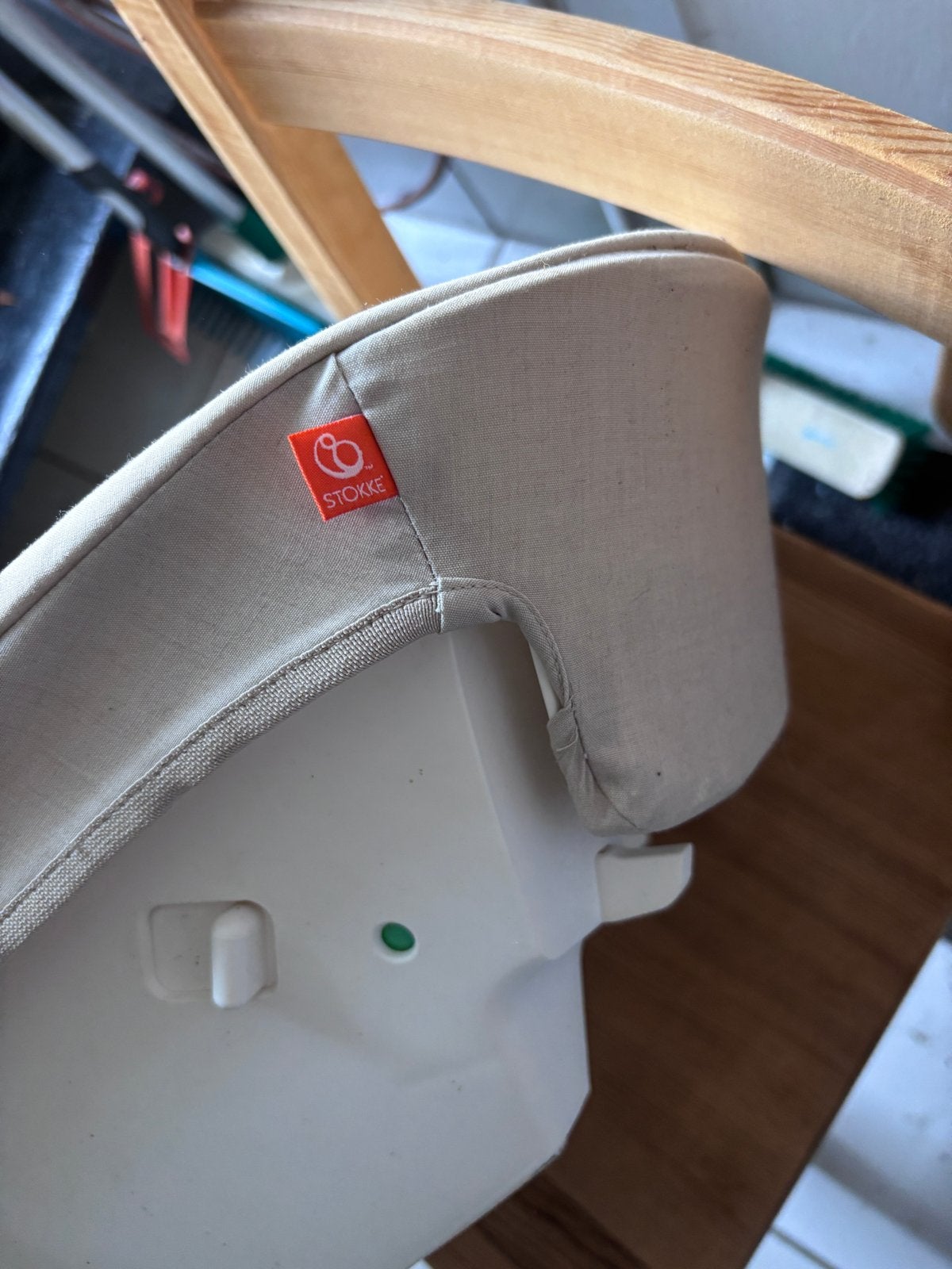 Stokke kuipje voor TripTrap stoel, Ophalen of Verzenden, Gebruikt, Overige typen, Gordel(s)