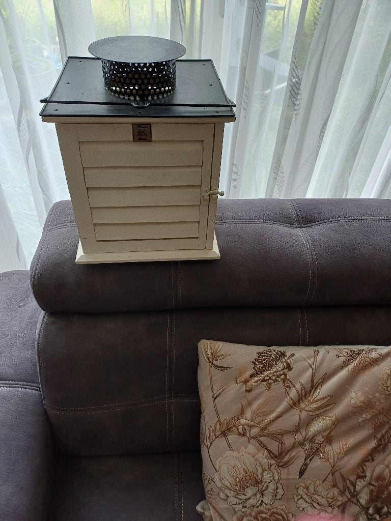 RIVIERA MAISON LANTAARN, Huis en Inrichting, Woonaccessoires | Kandelaars en Kaarsen, Ophalen, Gebruikt, 25 tot 50 cm, Hout