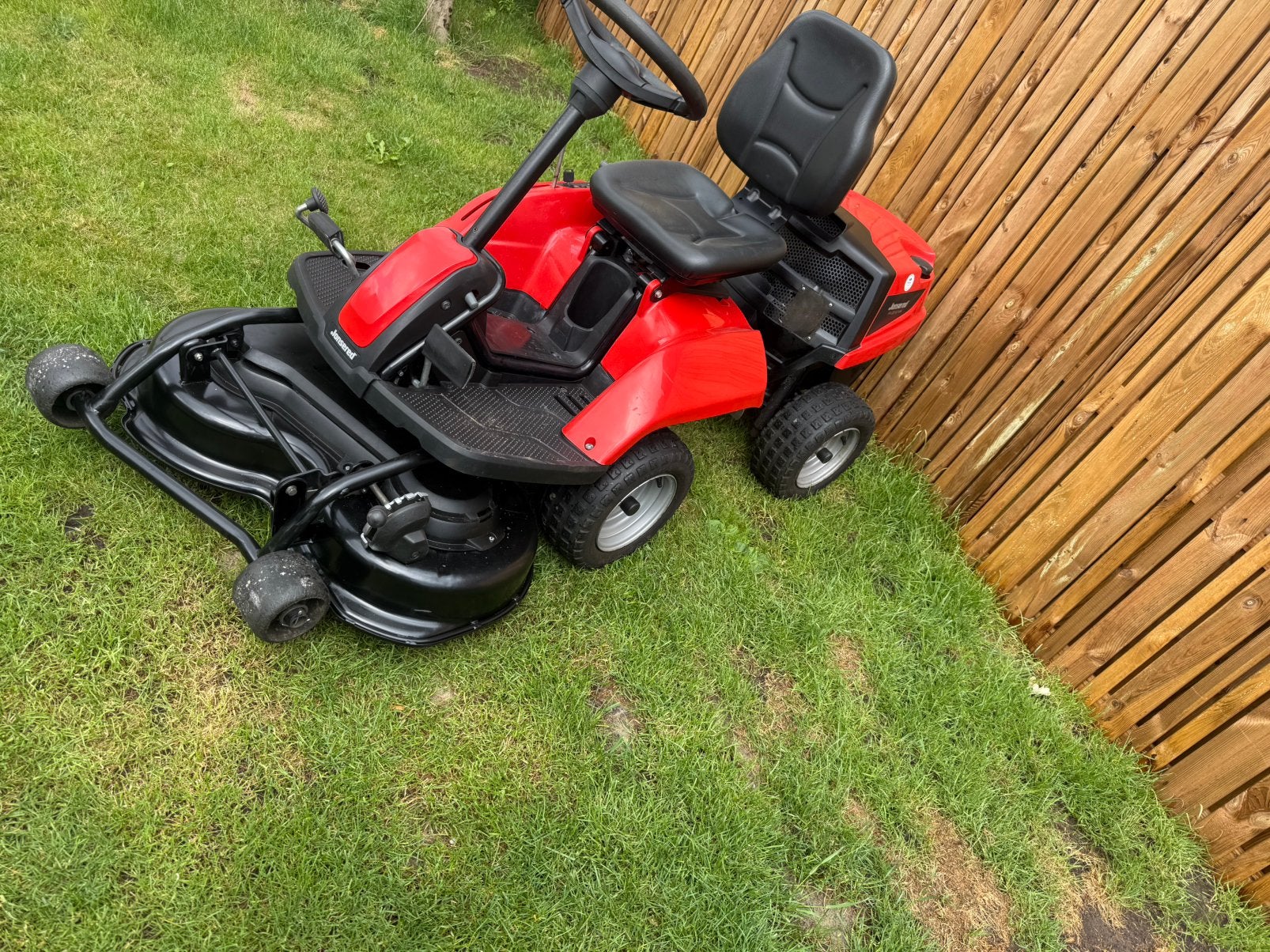 Jonsered FR 2312 MA zitmaaier Frontmaaier nieuw maaidek!, Tuin en Terras, Zitmaaiers, Ophalen of Verzenden, Gebruikt, Mulchfunctie