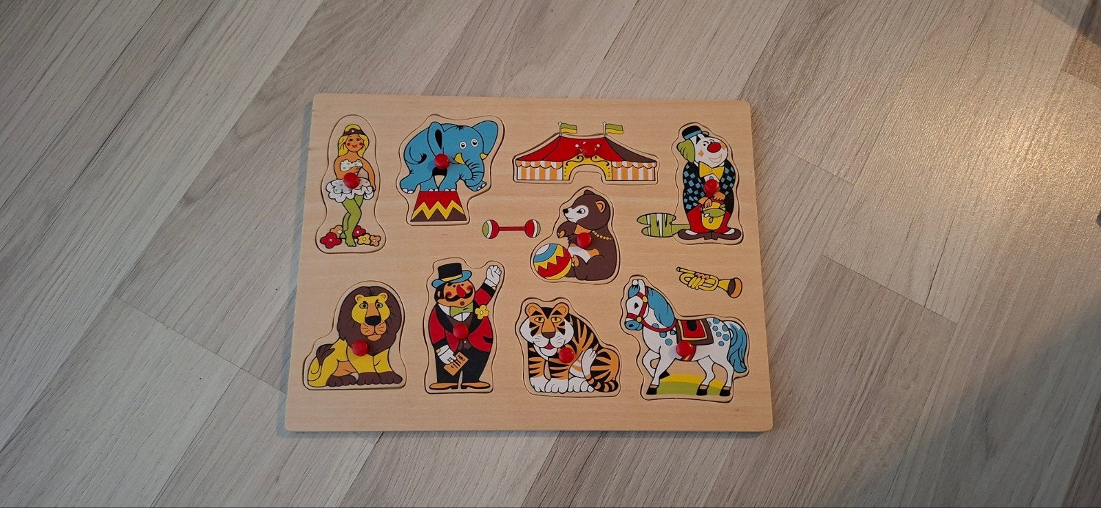 Houten Circus Puzzel - Nieuwstaat, Ophalen of Verzenden, Nieuw, Overige typen