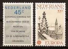 Nederland NVPH nr 1157/8 postfris Europazegels 1978, Ophalen of Verzenden, Na 1940, Postfris