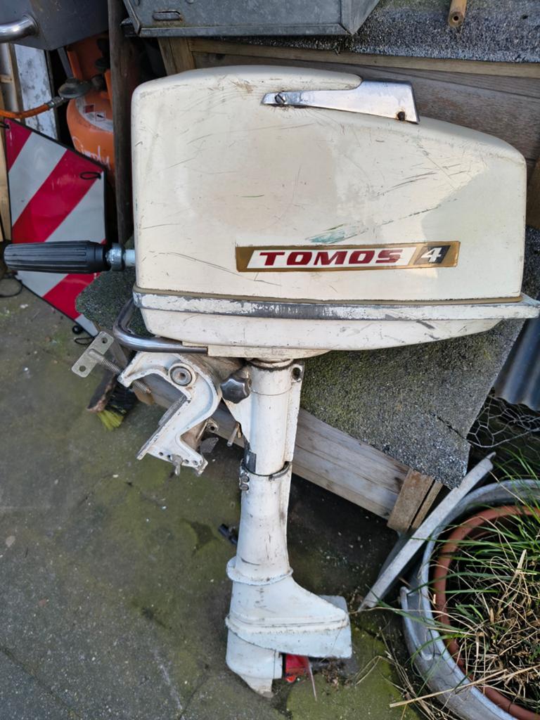 Tomos 4pk oude buitenboordmotor, Ophalen of Verzenden, Gebruikt, Motor en Techniek, Zeilboot of Motorboot