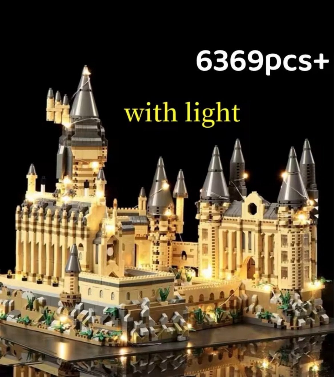 Grote Bouwset Kasteel met Verlichting - 6369+ onderdelen, Ophalen of Verzenden, Nieuw, Overige merken