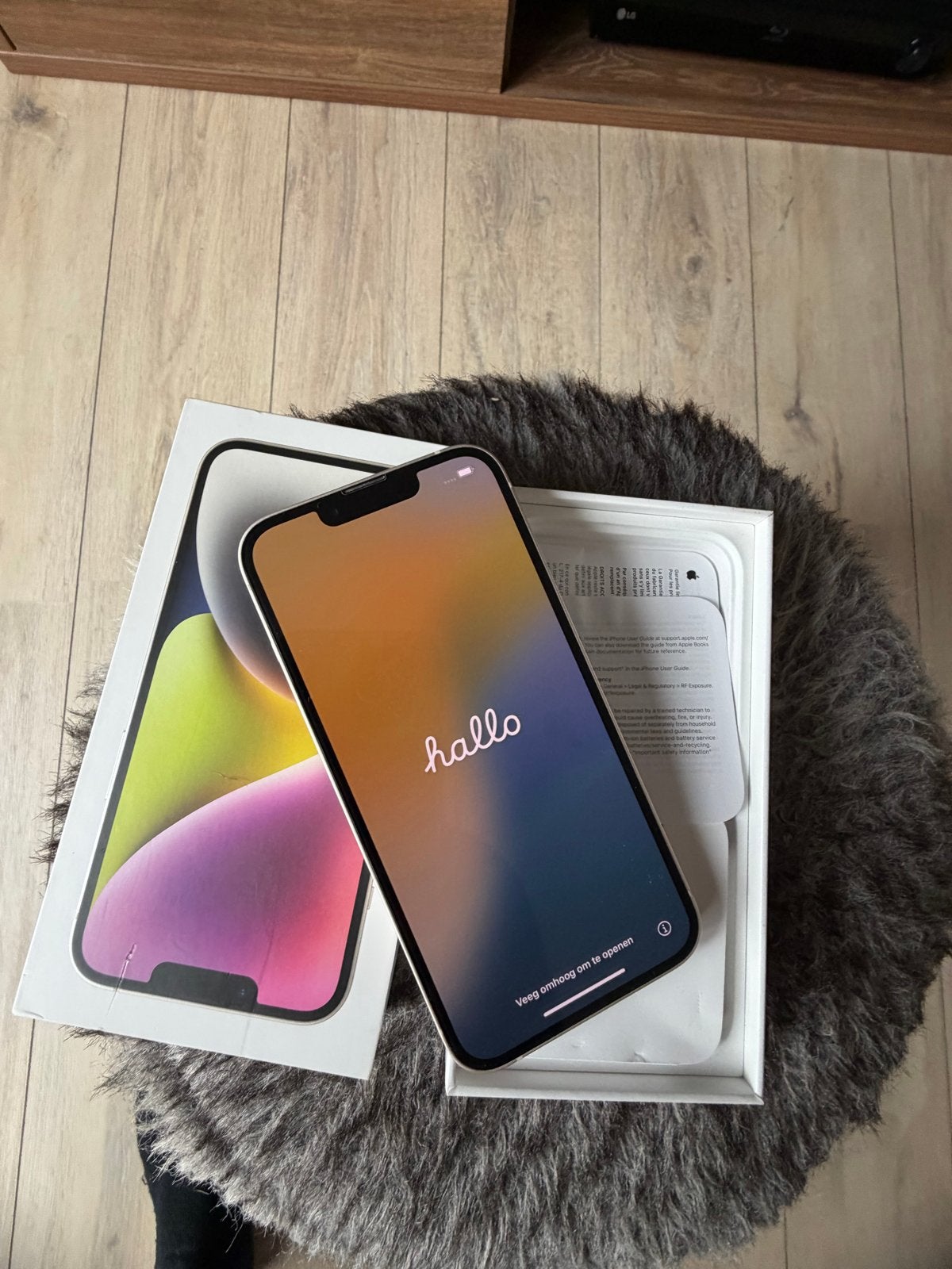 iPhone 14 - Absolute nieuwstaat, 92% batterij, met doos, Ophalen of Verzenden, Zo goed als nieuw, IPhone 14