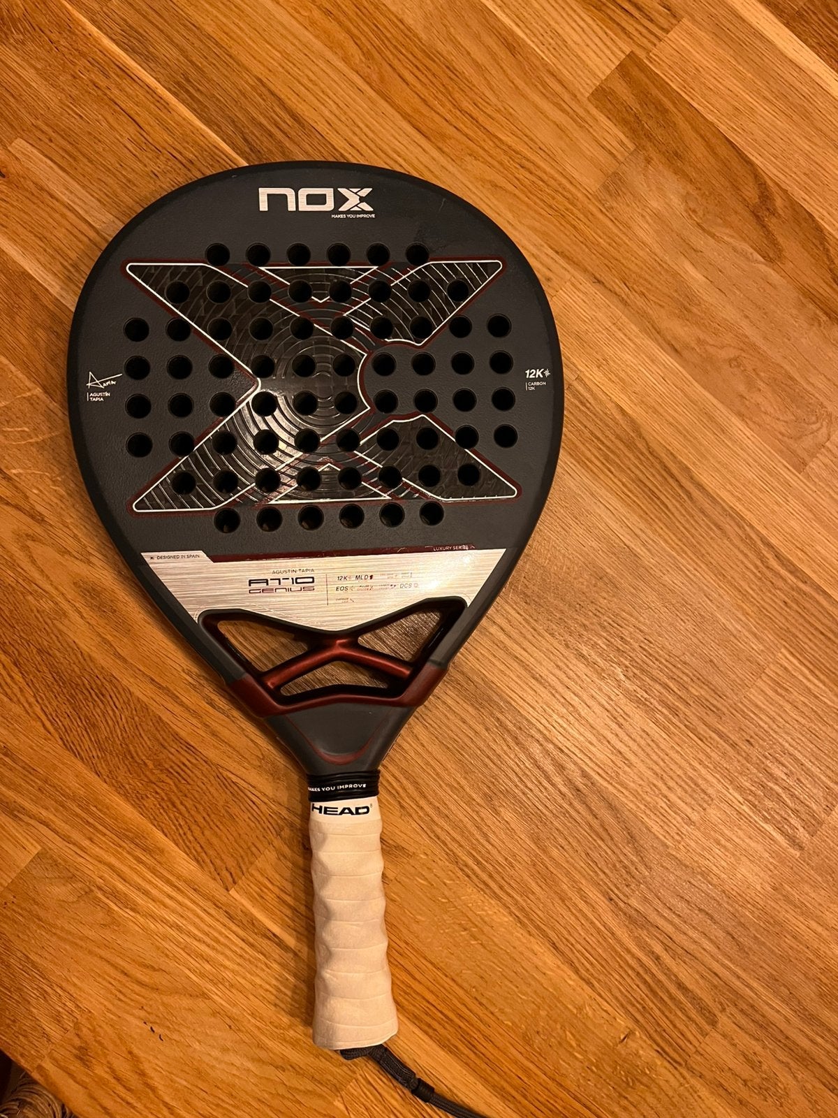 Nox at10 Genius 12k, Sport en Fitness, Padel, Ophalen of Verzenden, Zo goed als nieuw