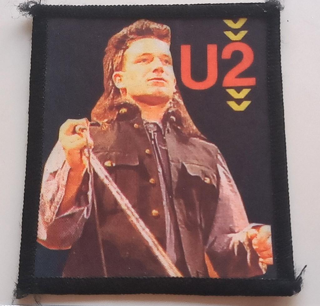 U2 Bono mooie zeldzame vintage 80's patch 17 embleem, Verzenden, Nieuw, Kleding