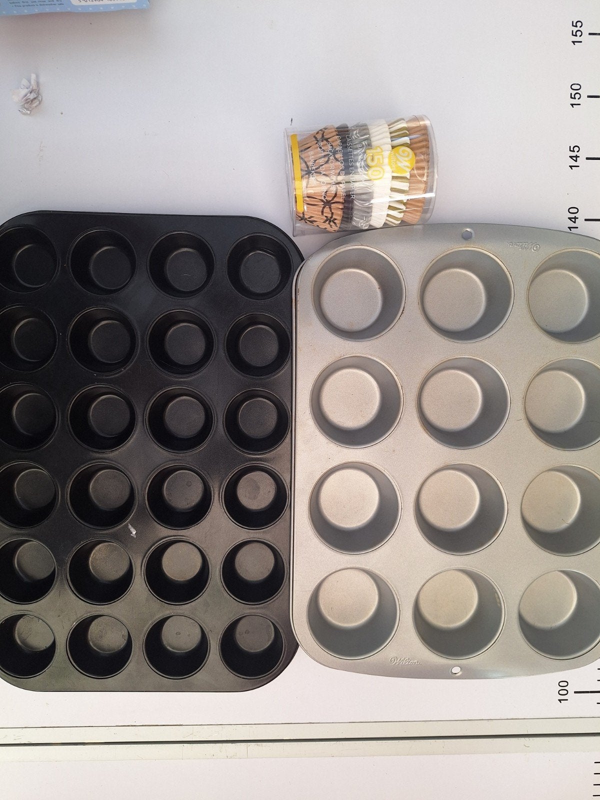 setje cupcake bakvormen, Ophalen of Verzenden