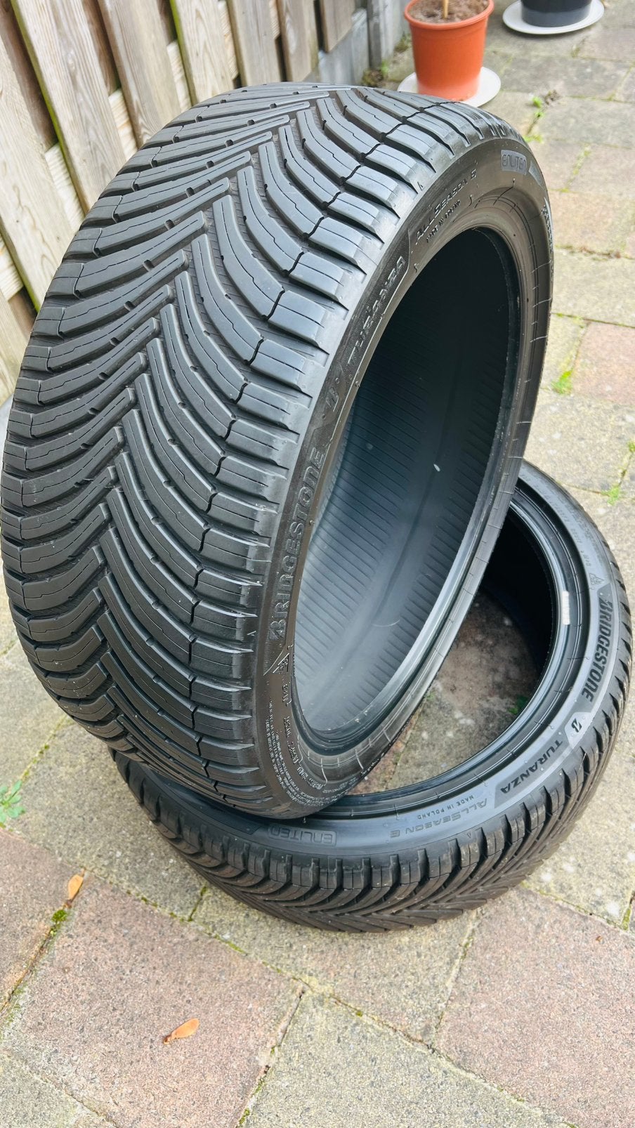 Bridgestone TURANZA All Season6 2 tires, size 225/40R18 92Y., Ophalen, Zo goed als nieuw