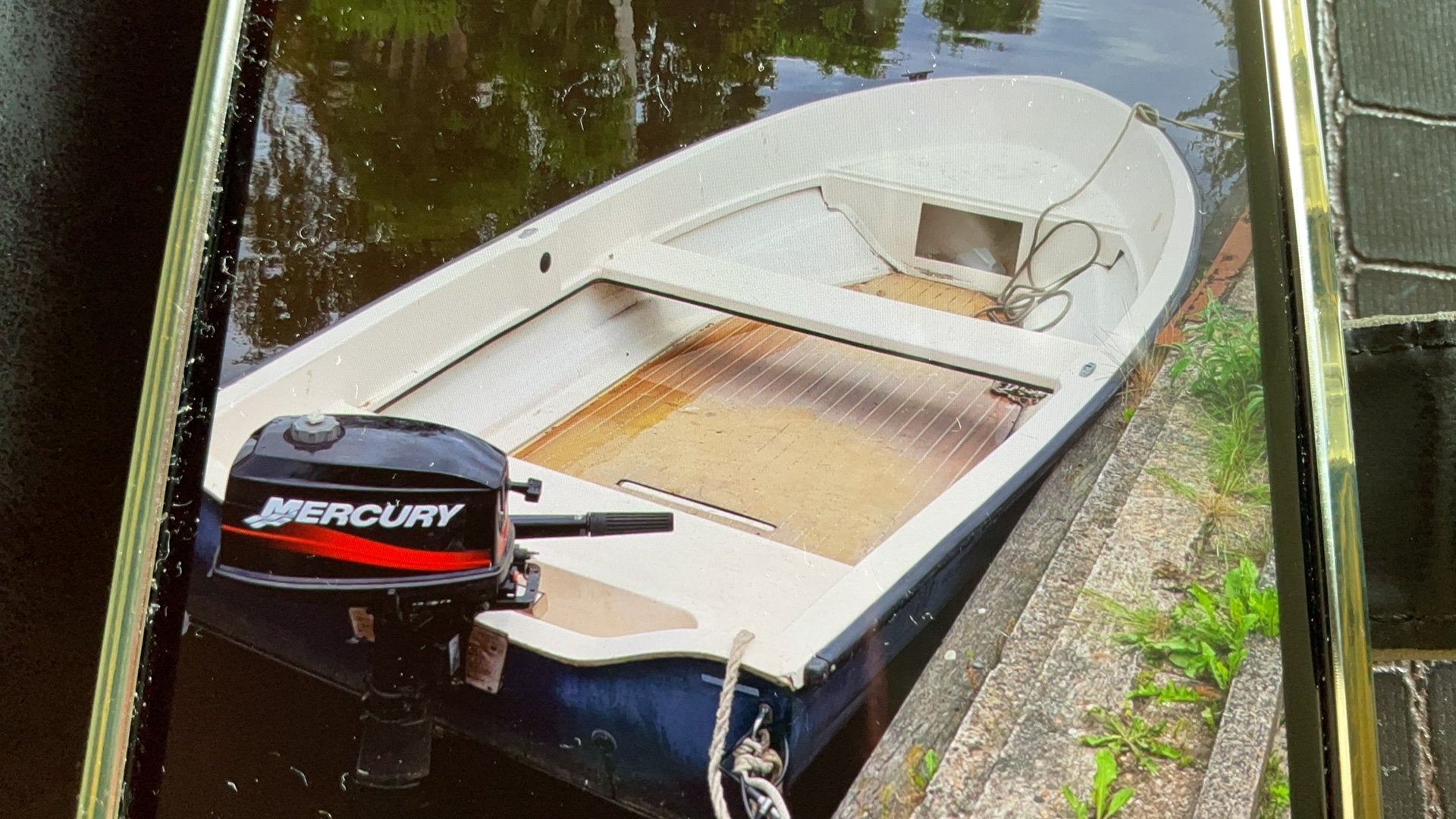 Bootje Polyester, Ophalen of Verzenden, Gebruikt, Overige typen, Motorboot