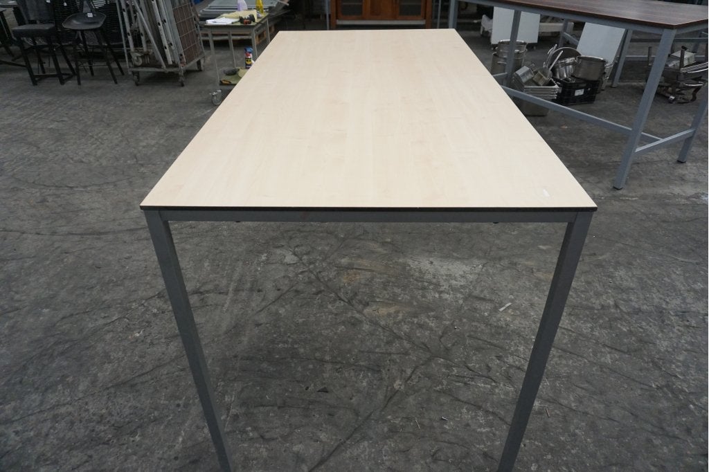 Hoge tafel werktafel statafel stamtafel eettafel 100x200x110, Gebruikt, 100 tot 150 cm, Niet ingevuld, 200 cm of meer