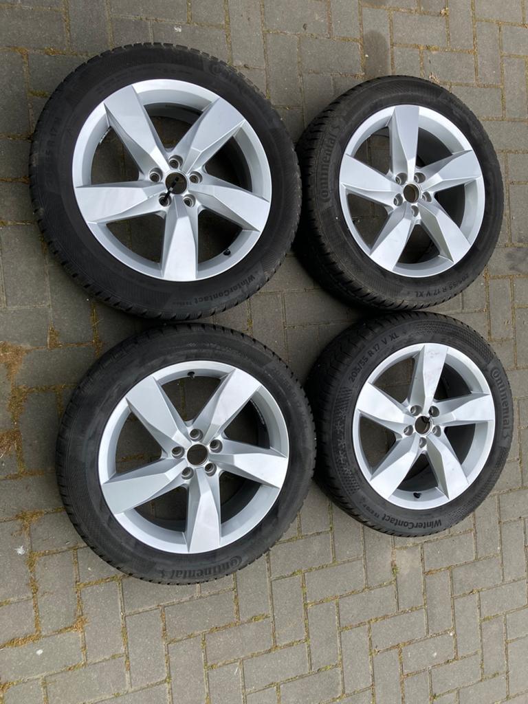 Set velgen met banden 5x100, Ophalen, Gebruikt, Banden en Velgen, 17 inch
