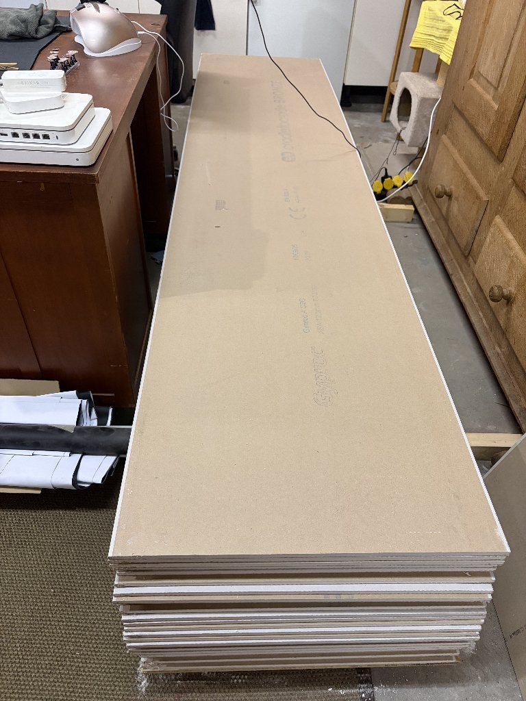 Gyproc gipsplaat 2600x600x12,5mm 30 stuks, Ophalen, Nieuw, Overige materialen, Minder dan 20 mm