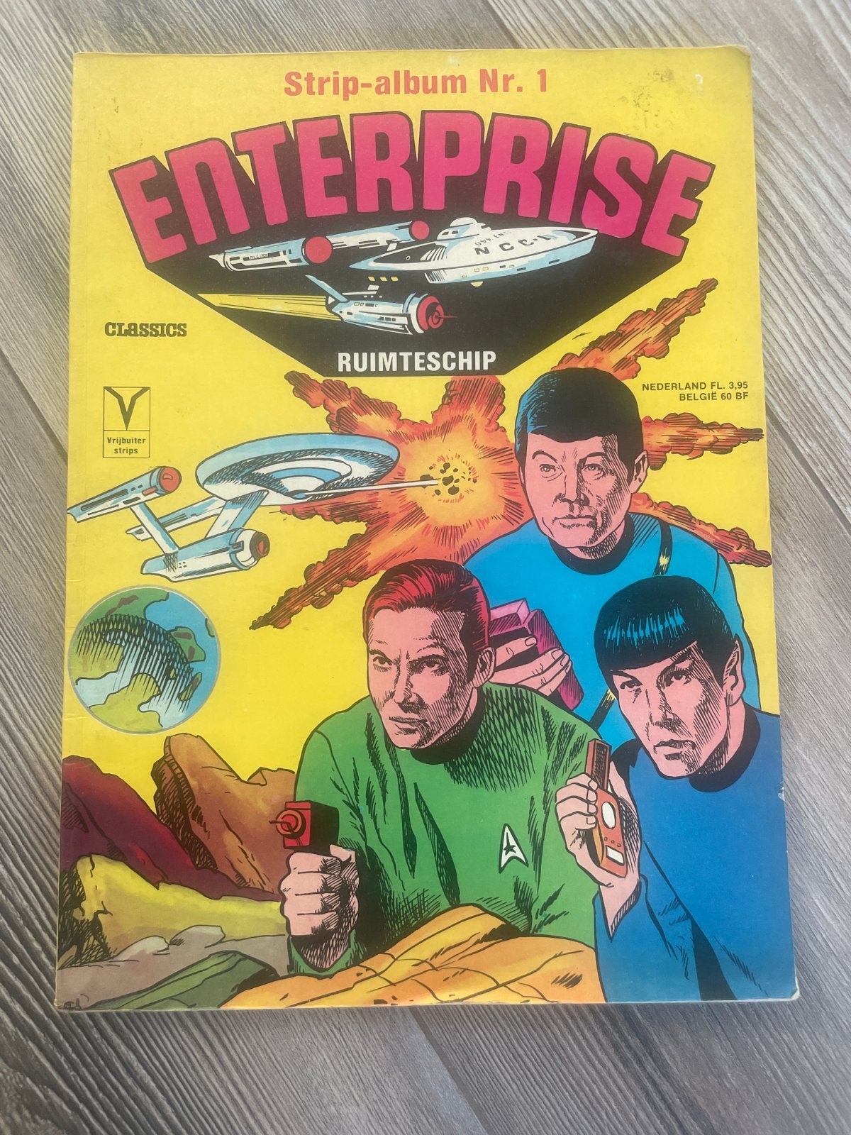 Star Trek Enterprise Stripboek Nr. 1 (1978) - Nederlandstali, Eén stripboek, Ophalen of Verzenden, Gelezen