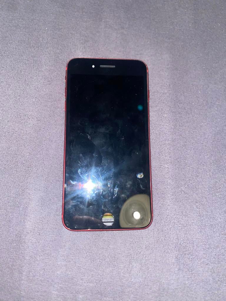 iPhone 8 Plus rood, scherm nieuw, thuisknop/microfoon defect, Telecommunicatie, Mobiele telefoons | Apple iPhone, IPhone 8 Plus