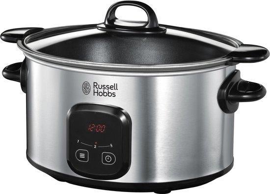 Slowcooker. Russell Hobbs MaxiCook 6 liter, Witgoed en Apparatuur, Ophalen, Timer, Zo goed als nieuw