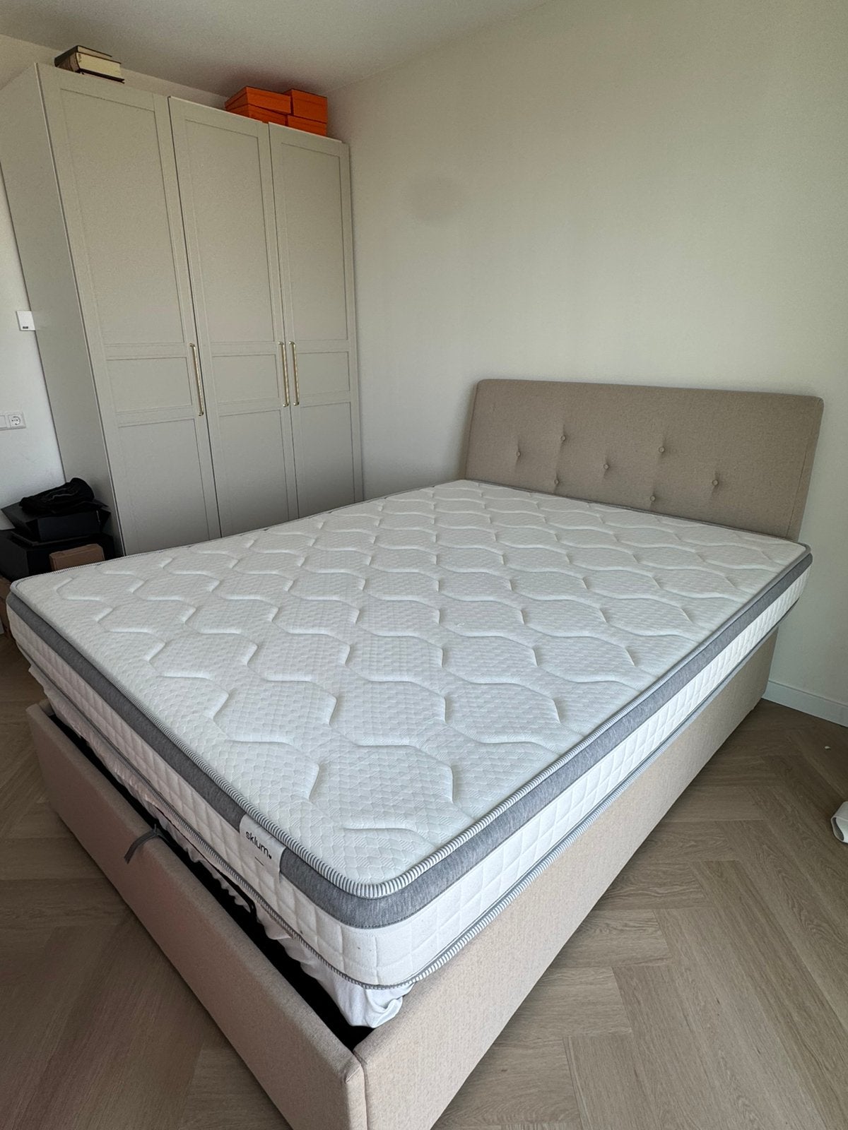 Sklum Matras 160x200, Ophalen, Overige materialen, Wit, Tweepersoons