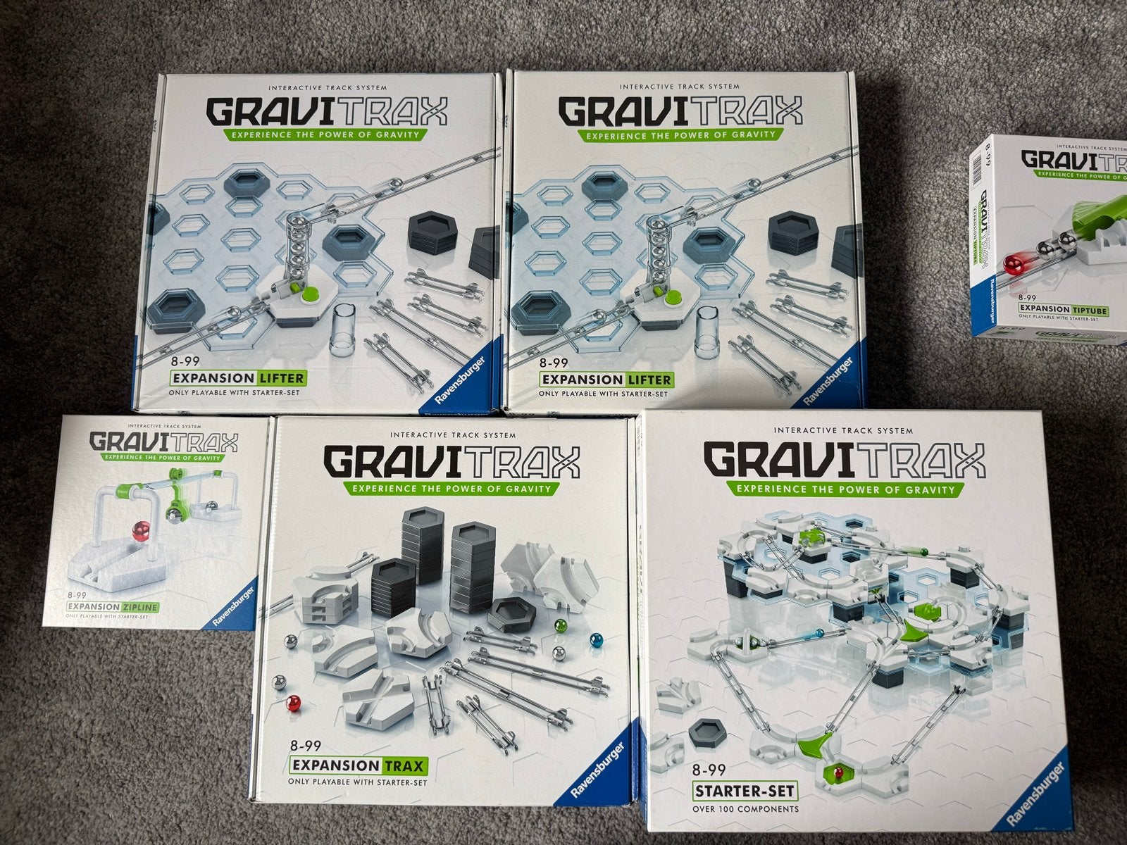 GraviTrax Starter Set met diverse uitbreidingssets, Ophalen of Verzenden, Zo goed als nieuw, Bouwen