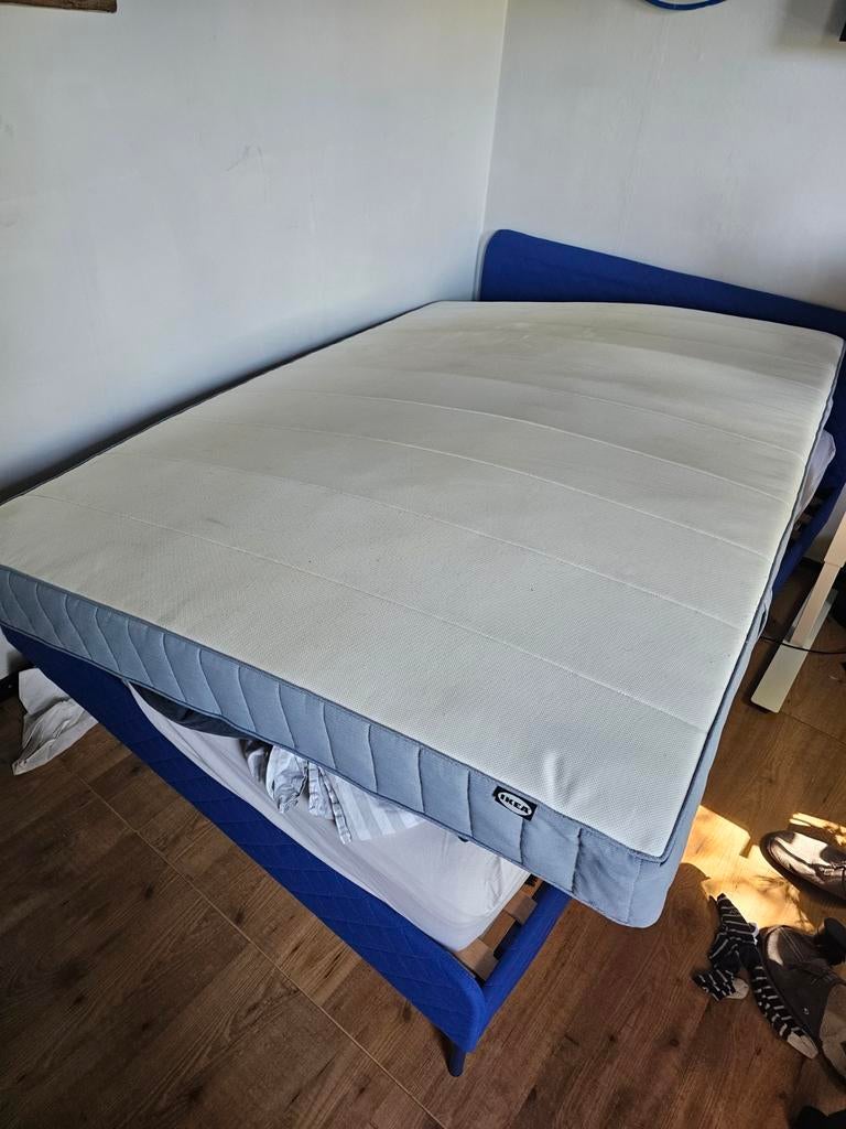 IKEA Vesteröy matras 140x200 cm, Tweepersoons, Zo goed als nieuw, Matras, 200 cm