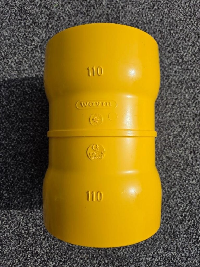 3 x Wavin PVC-A Steekmof GE 110, Ophalen, Pvc, Nieuw, Minder dan 2 meter