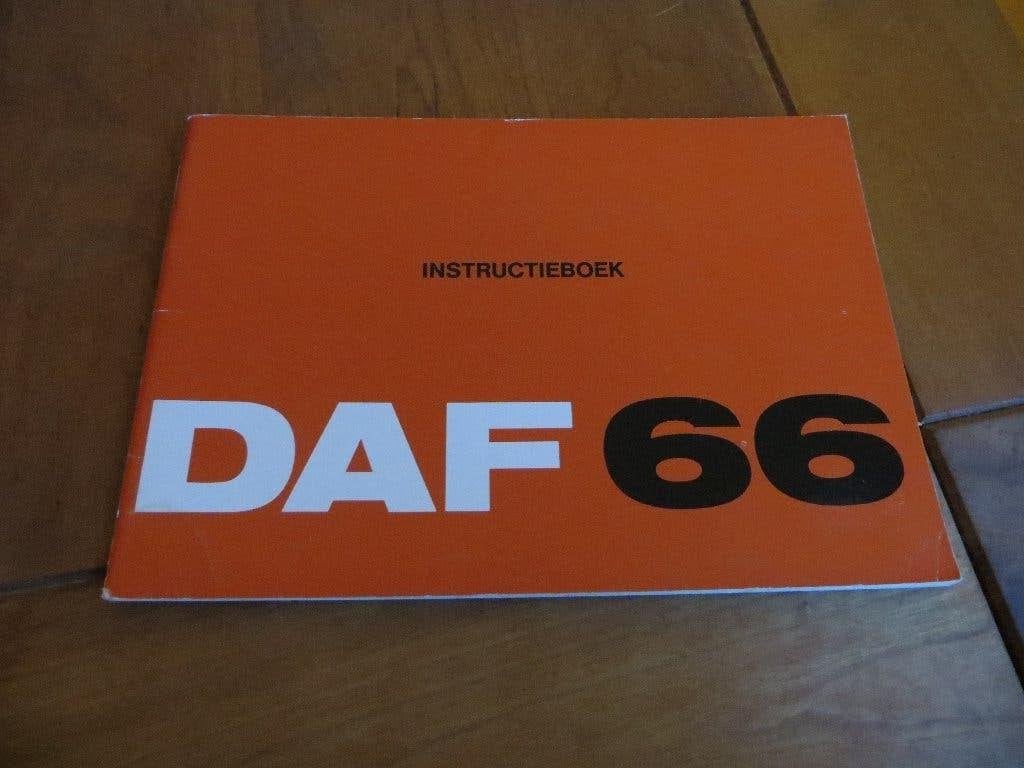 Instructieboek DAF 66 Coupe 1973, zeer mooi!, Ophalen of Verzenden