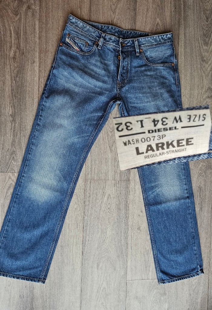 NIEUWE Diesel LARKEE W32 L32 * 34x32 - STRAIGHT - #D2508, Diesel, Blauw, Diesel, Nieuw