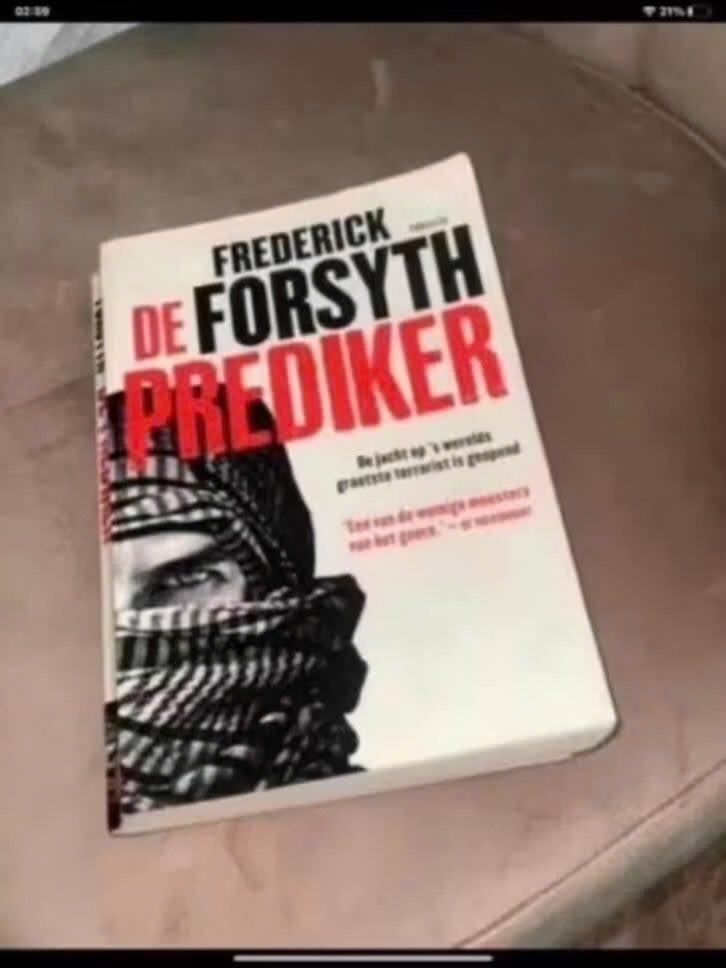 De prediker Frederick Forsyth, Verzenden