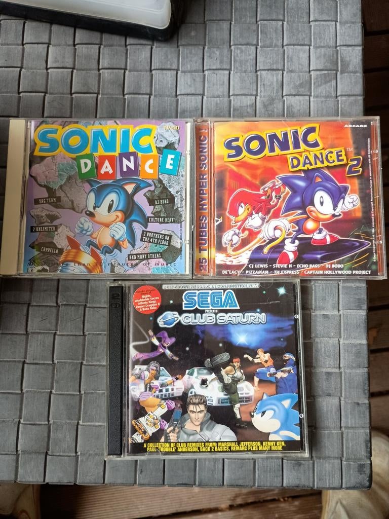 Sonic dance cd's en Sega Saturn, dance uit de 90ies, Ophalen of Verzenden, Zo goed als nieuw