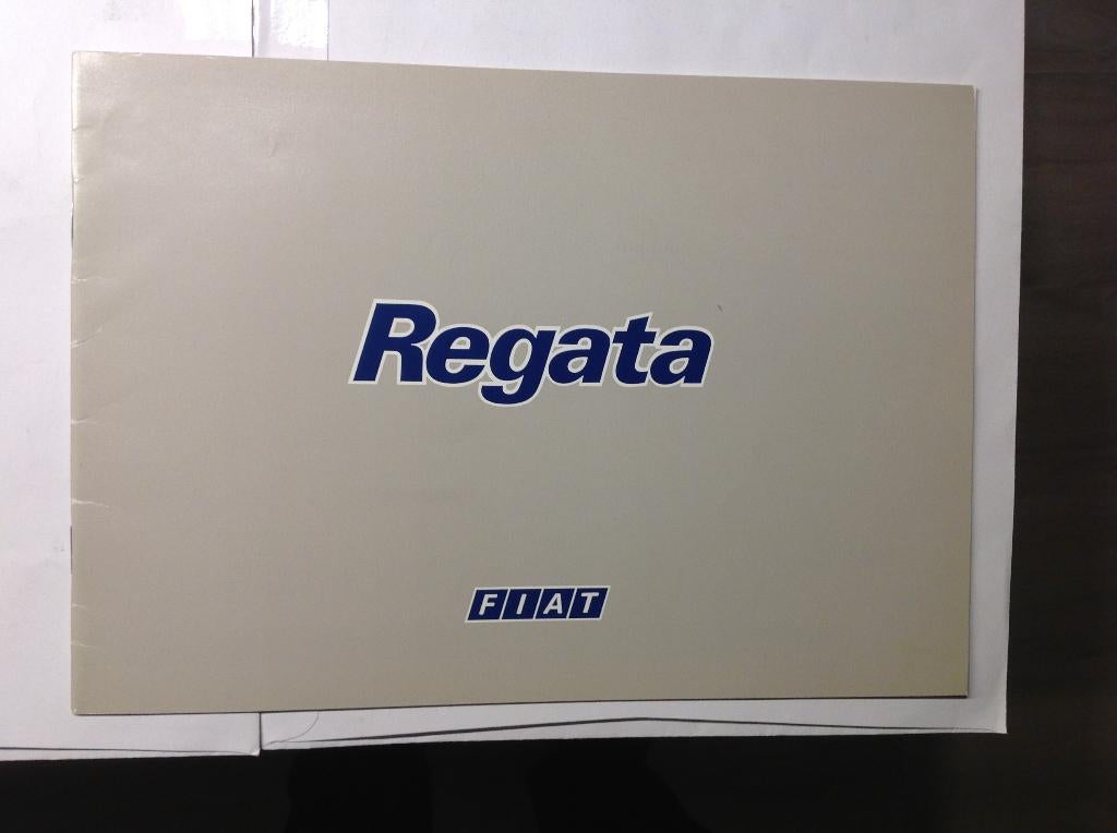 Fiat Regata folder NED 24 blz 1986, Ophalen of Verzenden, Nieuw, Overige merken