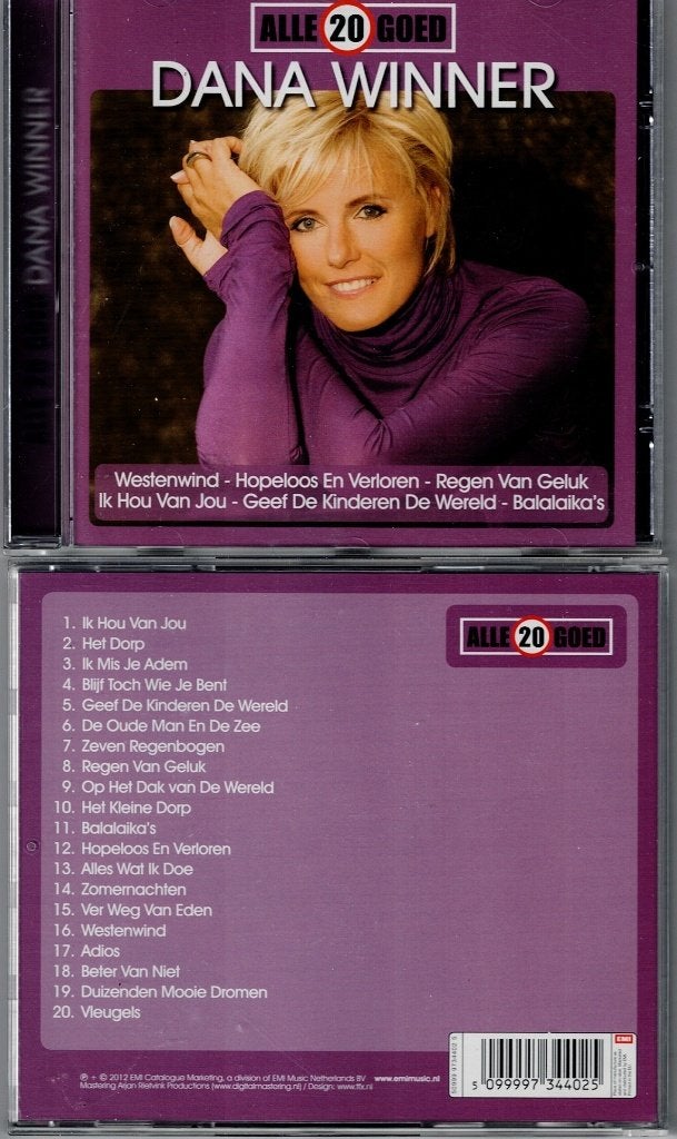 DAN WINNER ALLE 20 GOED, Ophalen of Verzenden, Zo goed als nieuw, Nederlandstalig, Verzamelalbum