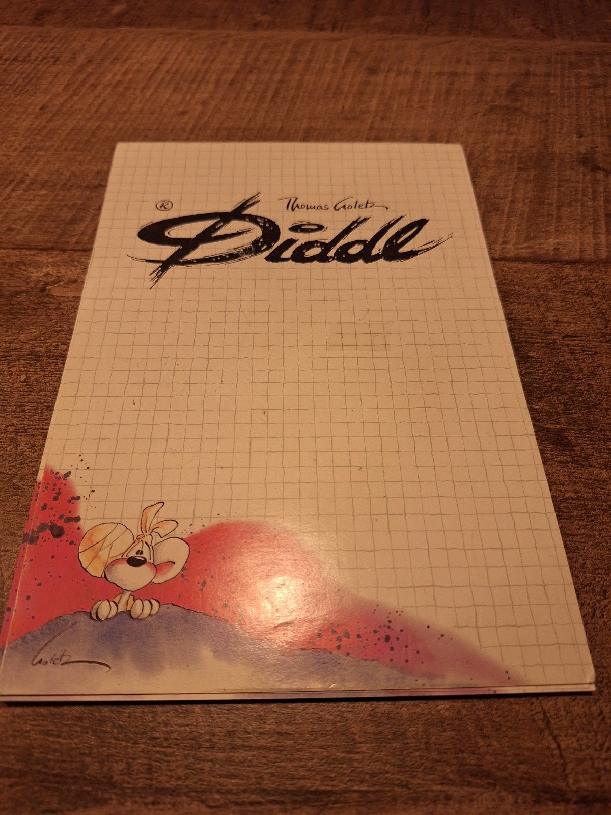 Diddl A5 blok nr 119 met 23 blaadjes, Ophalen of Verzenden, Diddl, Gebruikt, Papier, Kaart of Schrift