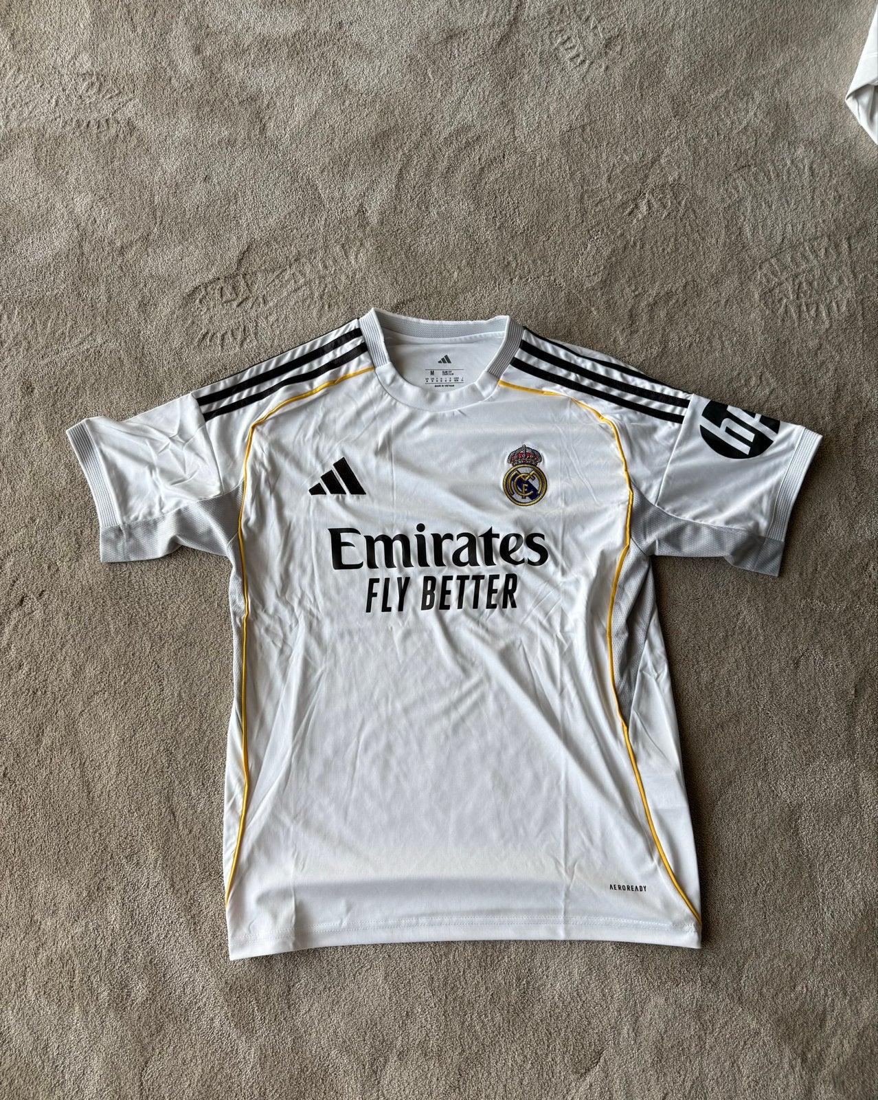 Adidas Real Madrid Thuisshirt Maat M, Ophalen of Verzenden, Zo goed als nieuw, Maat 48/50 (M), Wit