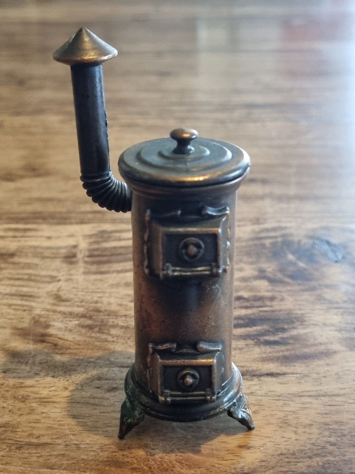 Antieke miniatuur houtkachel puntenslijper, Ophalen of Verzenden