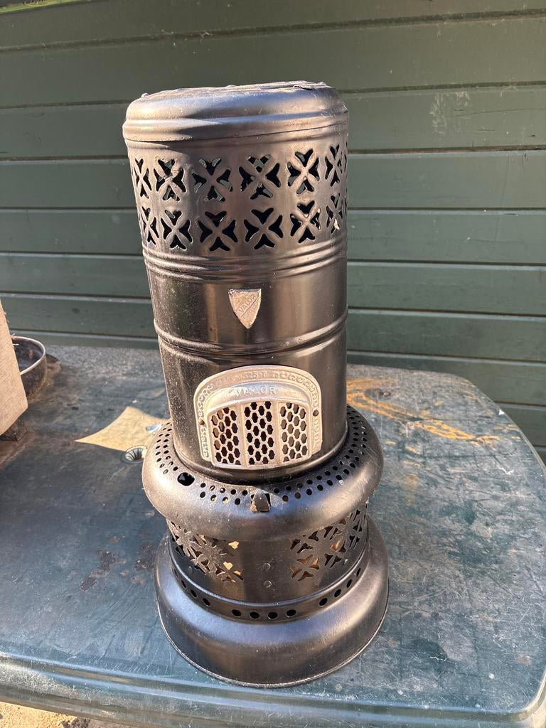 Vintage Valor Petroleum Kachel - Zwart, Engeland, Ophalen of Verzenden, Gebruikt