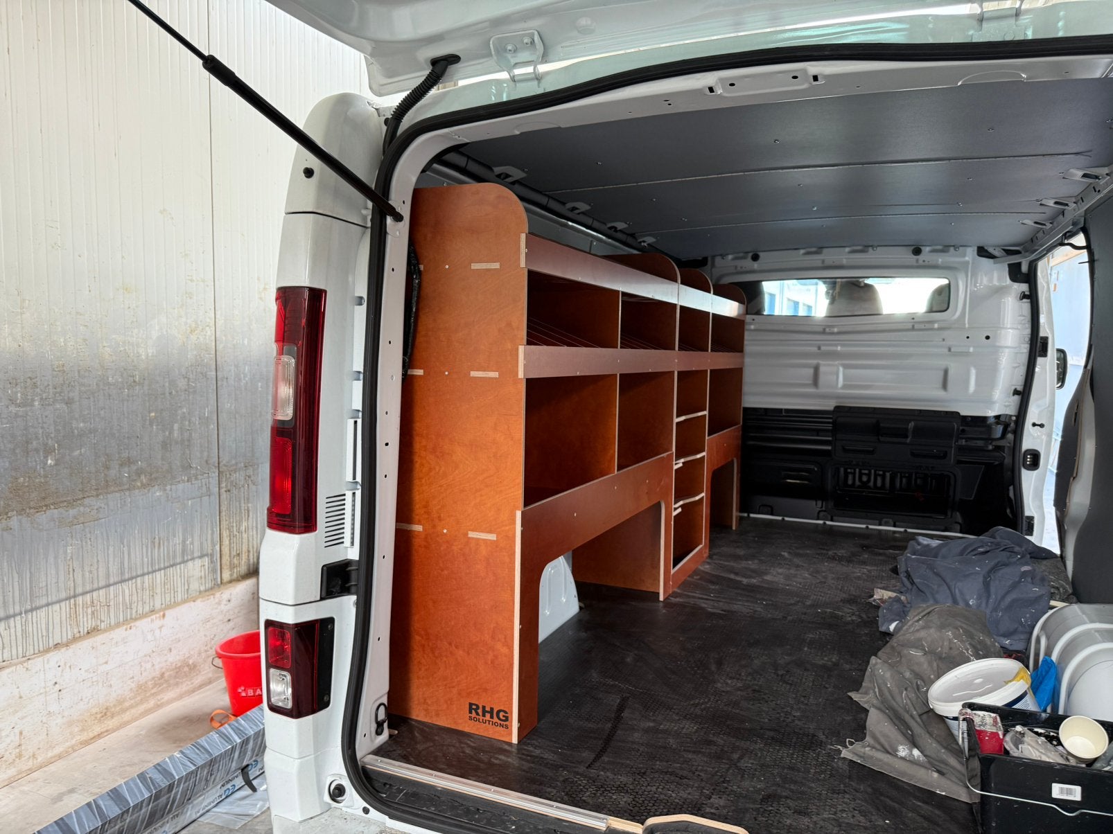 Renault Trafic stelling werkbus, bedrijfswagen inrichting, Ophalen of Verzenden, Nvt, Nvt, Nvt