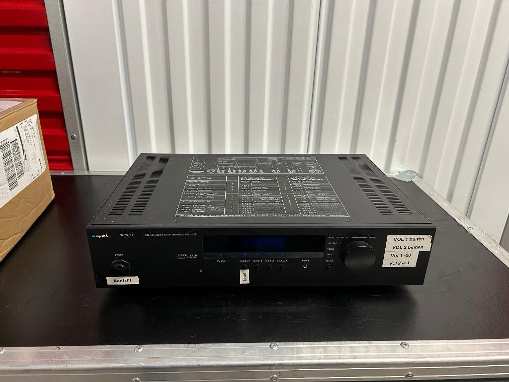 Apart Audio Concept1 T – 100V Versterker - 2 zone, Overige merken, Ophalen of Verzenden, 120 watt of meer, Gebruikt