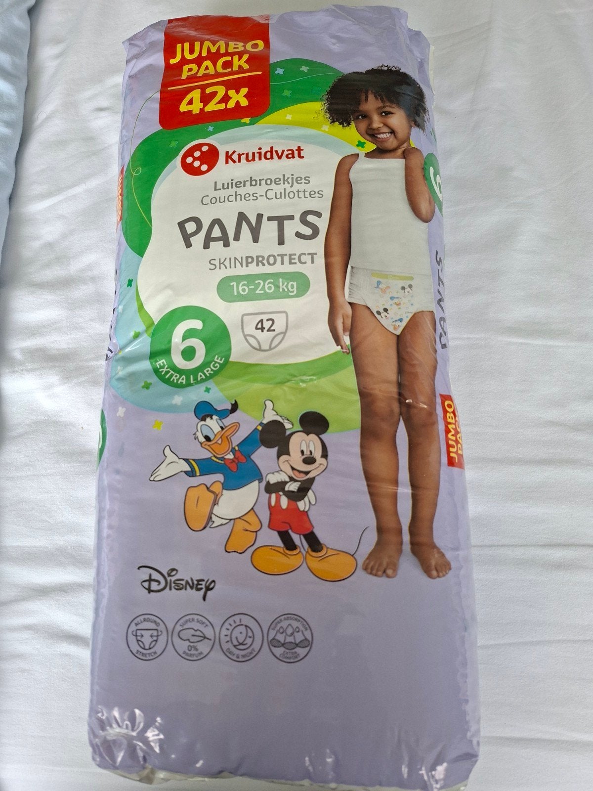 Kruidvat Luierbroekjes Pants Maat 6 (16-26 kg) Jumbo Pack, Kinderen en Baby's, Ophalen of Verzenden, Nieuw