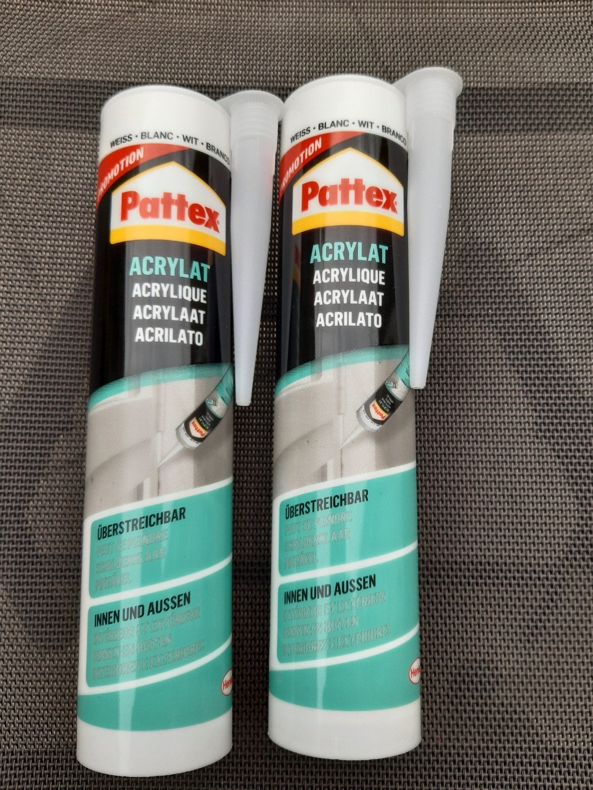 Pattex Acrylaat Kit Wit - 2 stuks, Ophalen of Verzenden, Nieuw