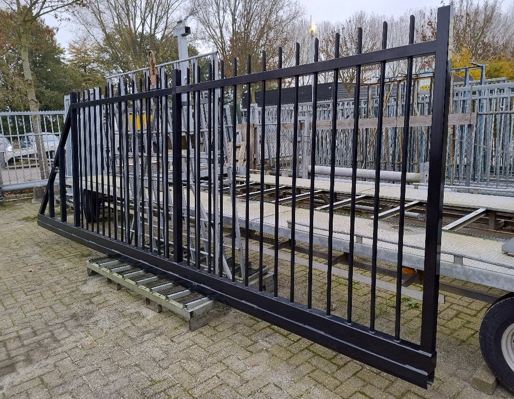 schuifpoort, Tuin en Terras, Tuinpoorten, Ophalen, Staal, Schuifpoort, Zo goed als nieuw