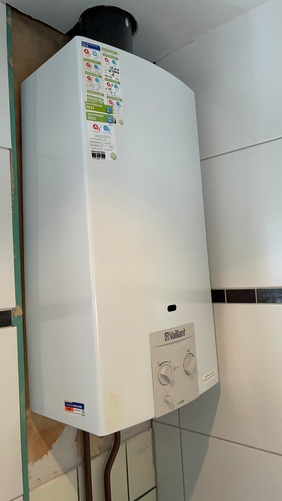 Valliant geiser, Doe-het-zelf en Verbouw, Geisers en Boilers, Gebruikt, Aardgas, Ophalen of Verzenden, Minder dan 20 liter