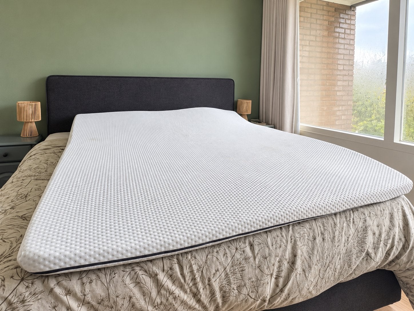Moet nu weg! Emma topper matras 160x200 cm, Huis en Inrichting, Ophalen, Tweepersoons, Zo goed als nieuw, Matras