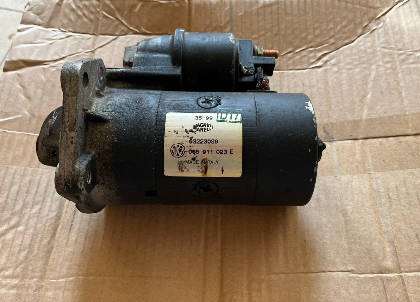 Startmotor Magneti Marelli VW, Ophalen, Volkswagen