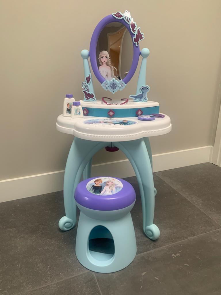 Disney frozen make-up/kaptafel, Ophalen of Verzenden, Zo goed als nieuw