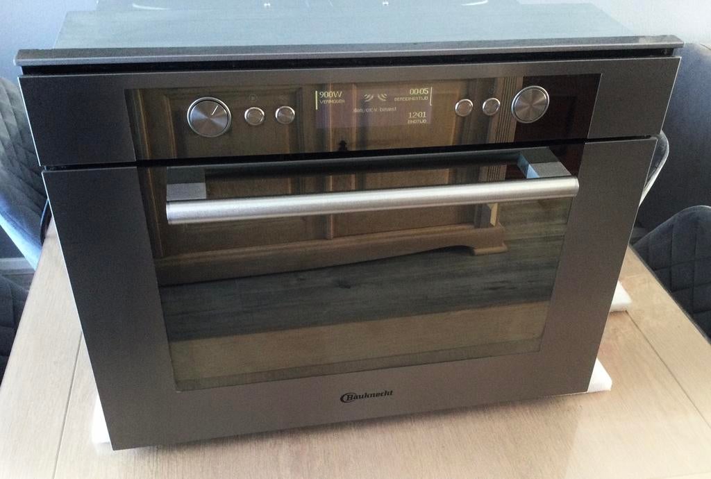 Bauknecht combi magnetron oven, Ophalen, Combimagnetron, Crisp, Zo goed als nieuw