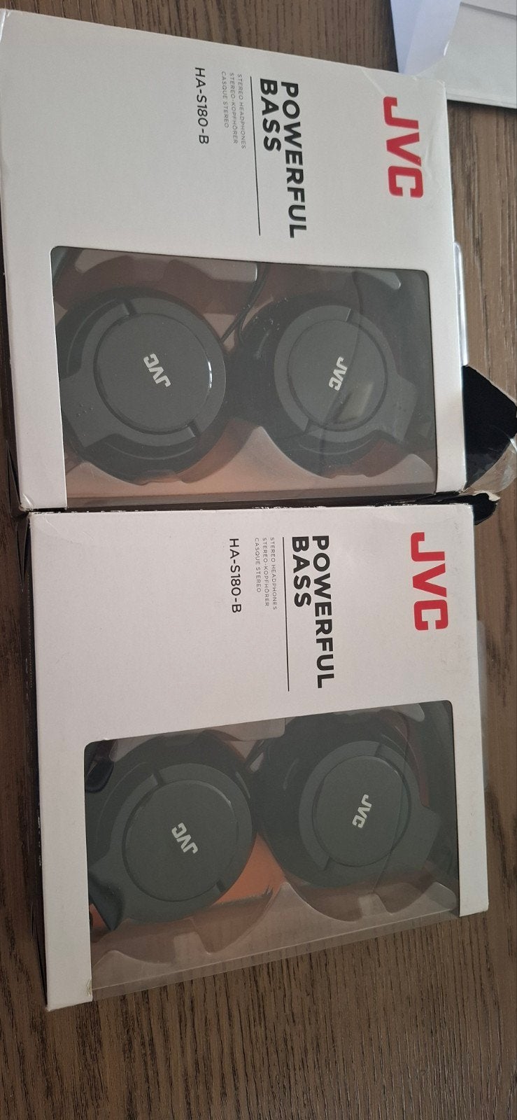 JVC HA-S180-B Powerful Bass Stereo Hoofdtelefoon (Nieuw), Extra bas, Nieuw, On-ear, Ophalen of Verzenden