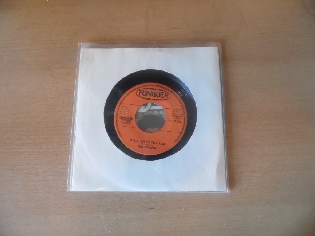 red sheldon. it's a sin to tell a lie. / crazy lover., Ophalen, Gebruikt, 7 inch, Overige genres