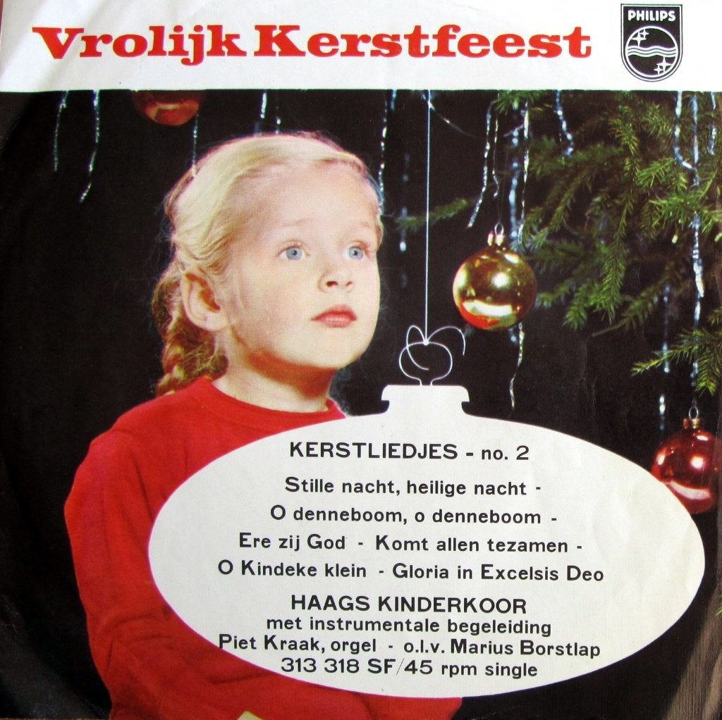 KERST	Haags Kinderkoor  Vrolijk Kerstfeest Kerstliedjes 2, EP, 7 inch, Ophalen of Verzenden, Zo goed als nieuw