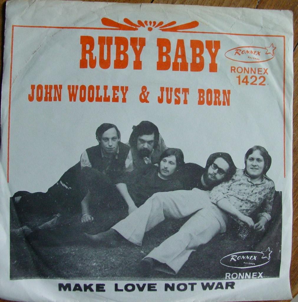 45T 7INCH VINYL SINGLE JOHN WOOLEY AND JUST BORN, Ophalen of Verzenden, Zo goed als nieuw, Pop