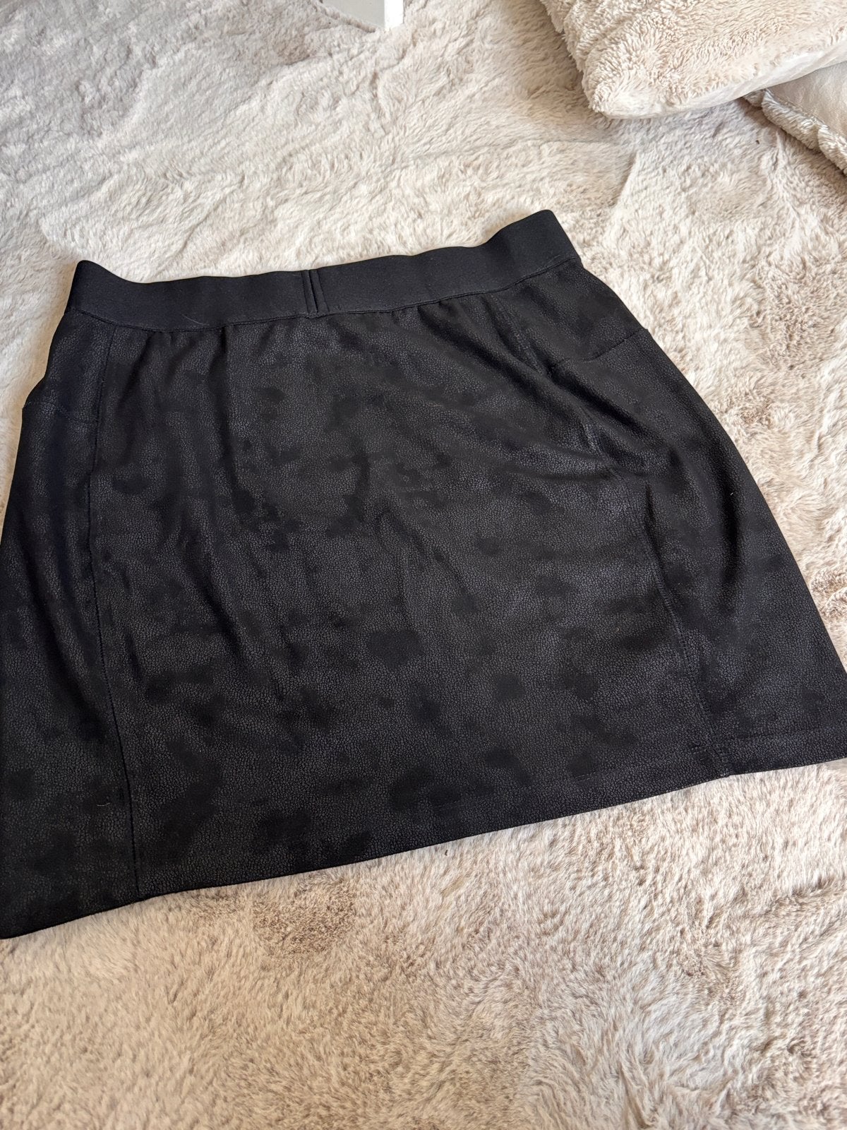 Norah Zwarte rok met binnenrok - maat 44, Kleding | Dames, Ophalen of Verzenden, Gedragen, Maat 46/48 (XL) of groter, Zwart