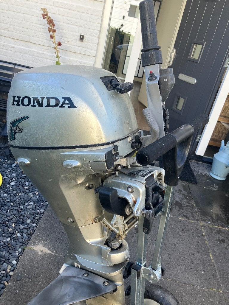 Buitenboord motor Honda 8 PK, Ophalen, Gebruikt, 5 tot 10 pk, Viertaktmotor