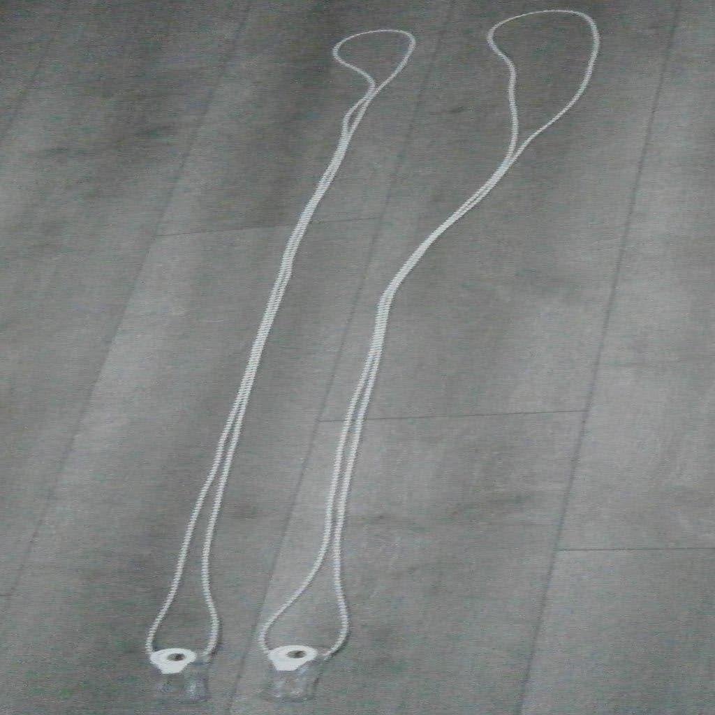 Gordijnketting kunststof, Gebruikt, Overige merken, Wit, Ophalen of Verzenden